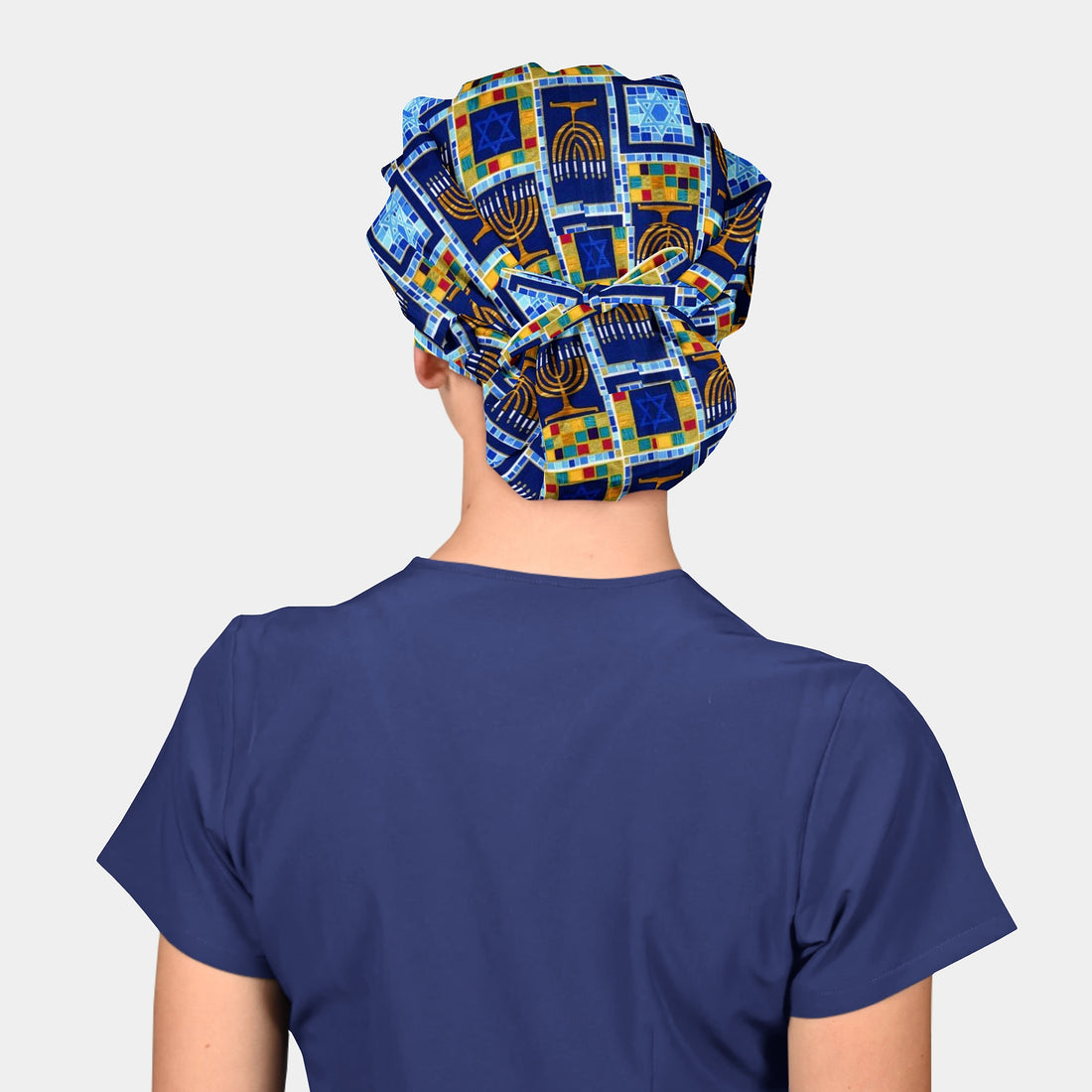 Menorah - Poppy Surgical Scrub Cap