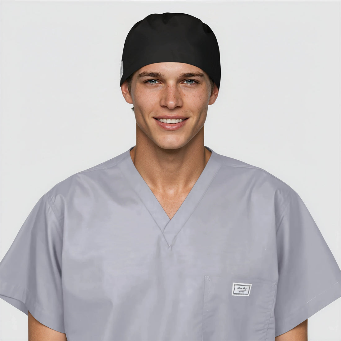 Black Men’s Scrub Hats – Classic, Comfortable Surgical Caps for Long Shifts