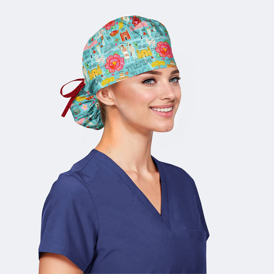 Merida Yucatan - Pony Scrub Cap