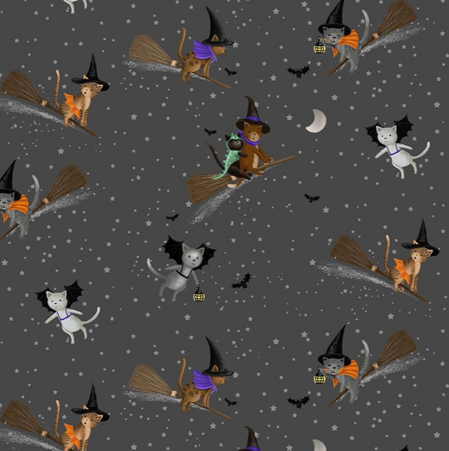 Midnight Meow - Pixie Scrub Hat