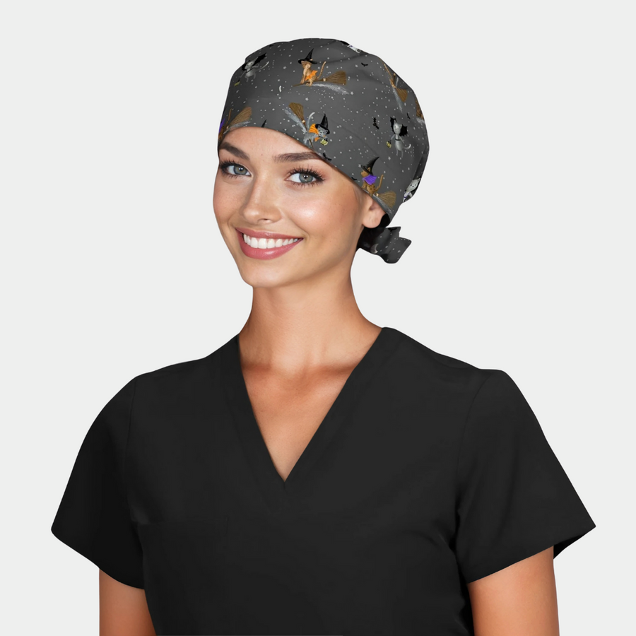 Midnight Meow - Pixie Scrub Hat
