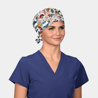 Victorian Flutter Pixie Women's Surgical Scrub Hat