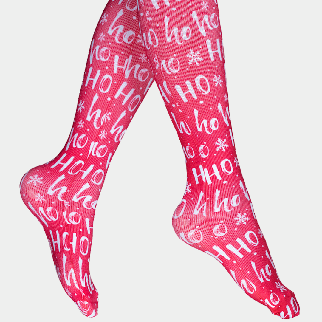Naughty Or Nice - Compression Scrubs Socks