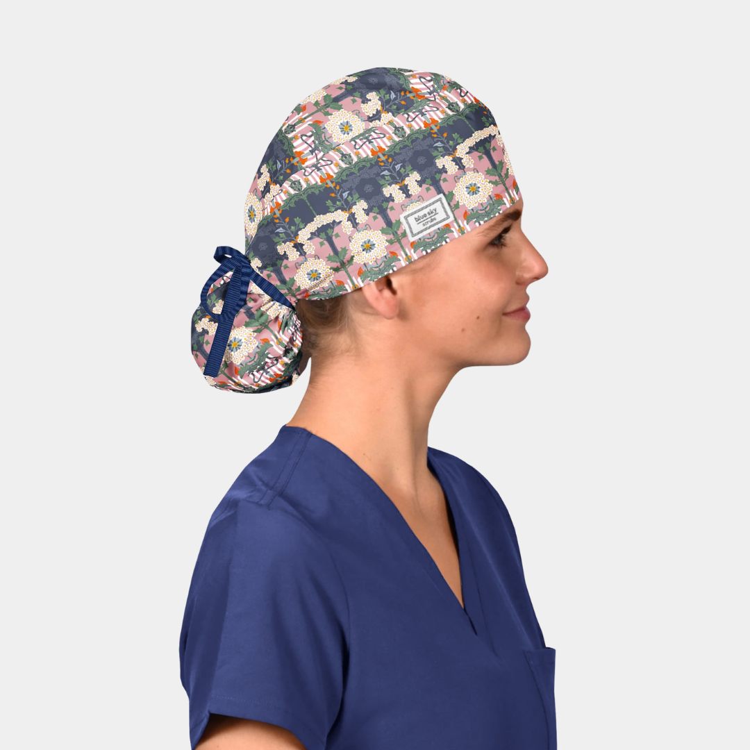 Ever After Ponytail Surgical Scrub Hat