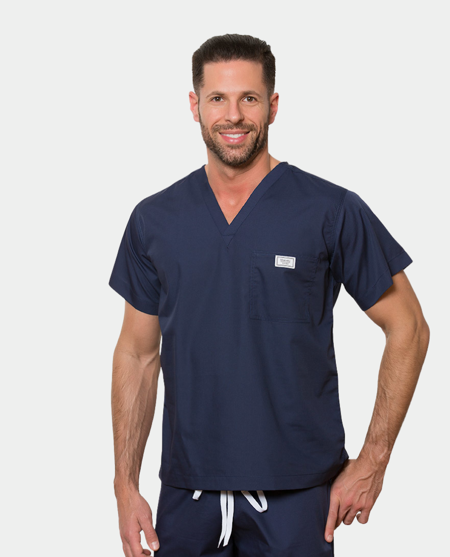 MEDIUM - Mens One Of A Kind Scrub Tops - FINAL SALE