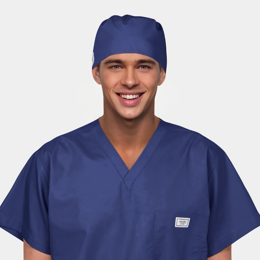 Navy - Mens Scrub Hats