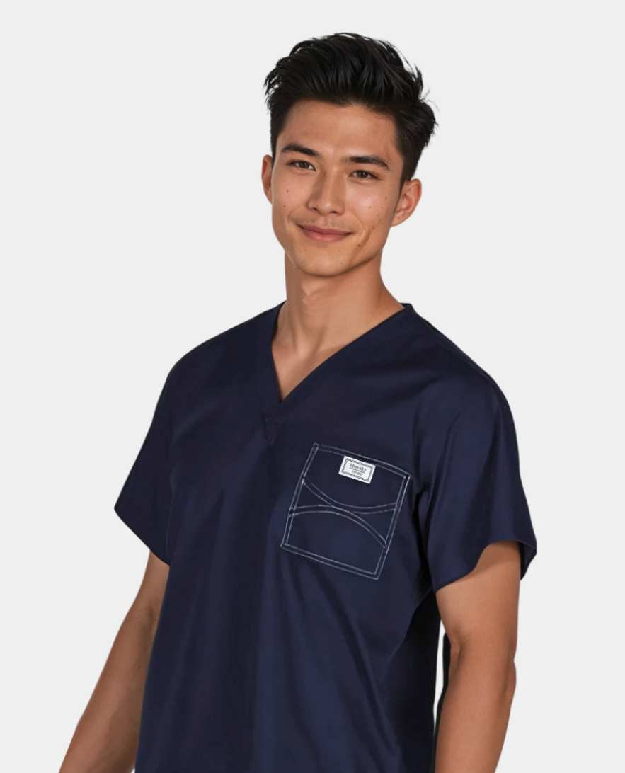 MEDIUM - Mens One Of A Kind Scrub Tops - FINAL SALE
