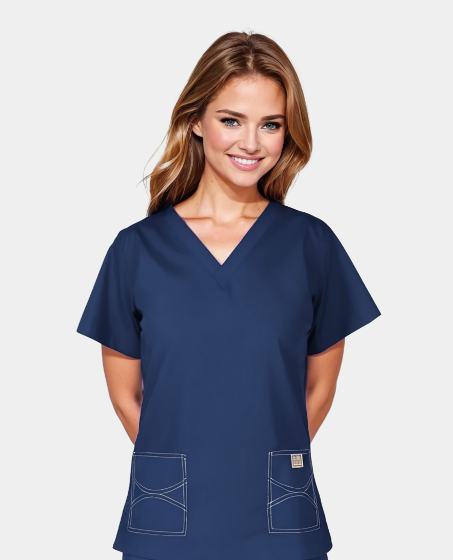 MEDIUM Womens One Of a Kind Scrub Tops - FINAL SALE