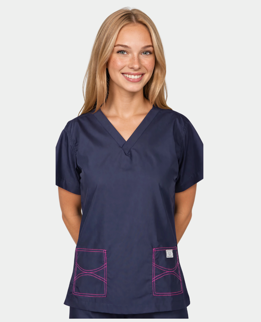 MEDIUM Womens One Of a Kind Scrub Tops - FINAL SALE