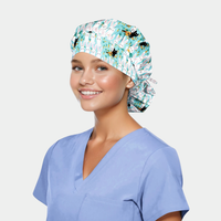Bunny Business- Poppy Bouffant Nurse Scrub Caps