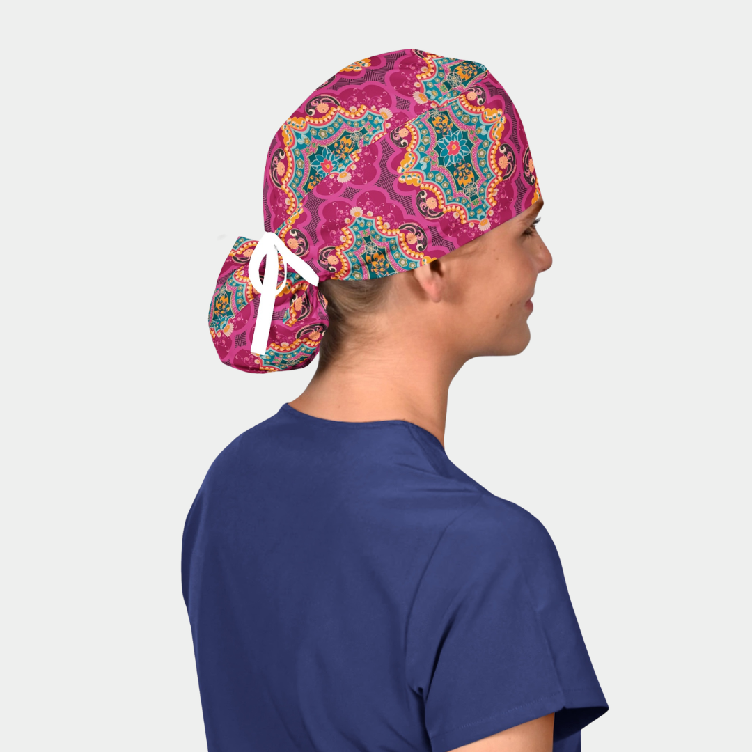 Delhi Dance - Pony Surgical Caps