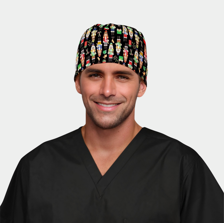 Nutcracker Nights - Men's Scrub Caps