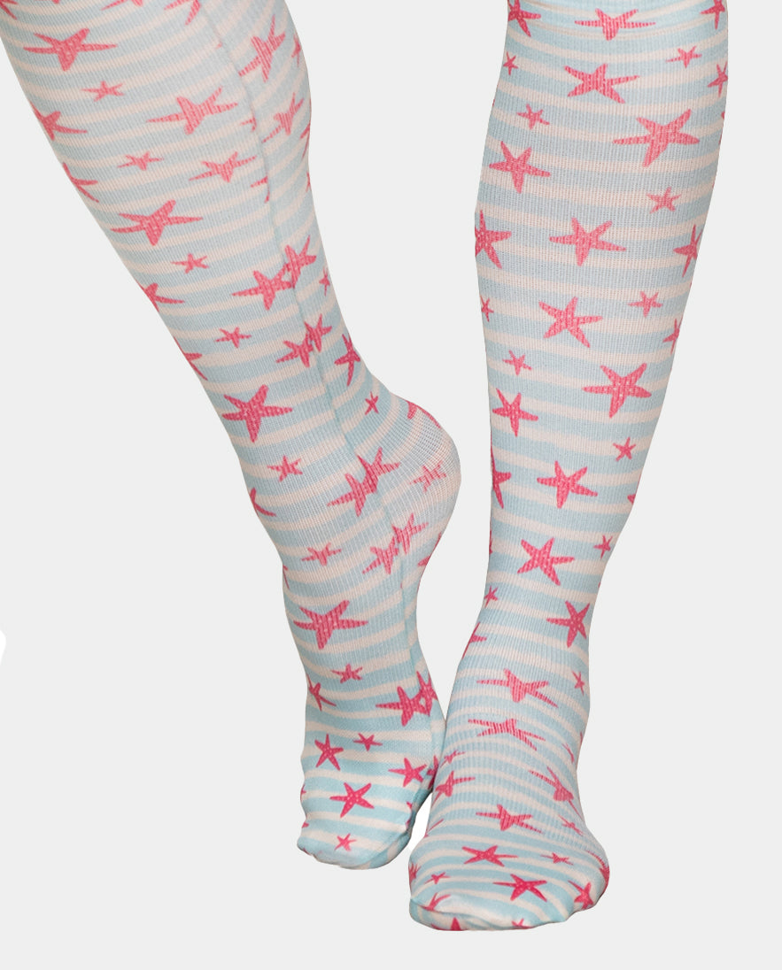 Oceanside Compression Scrubs Socks