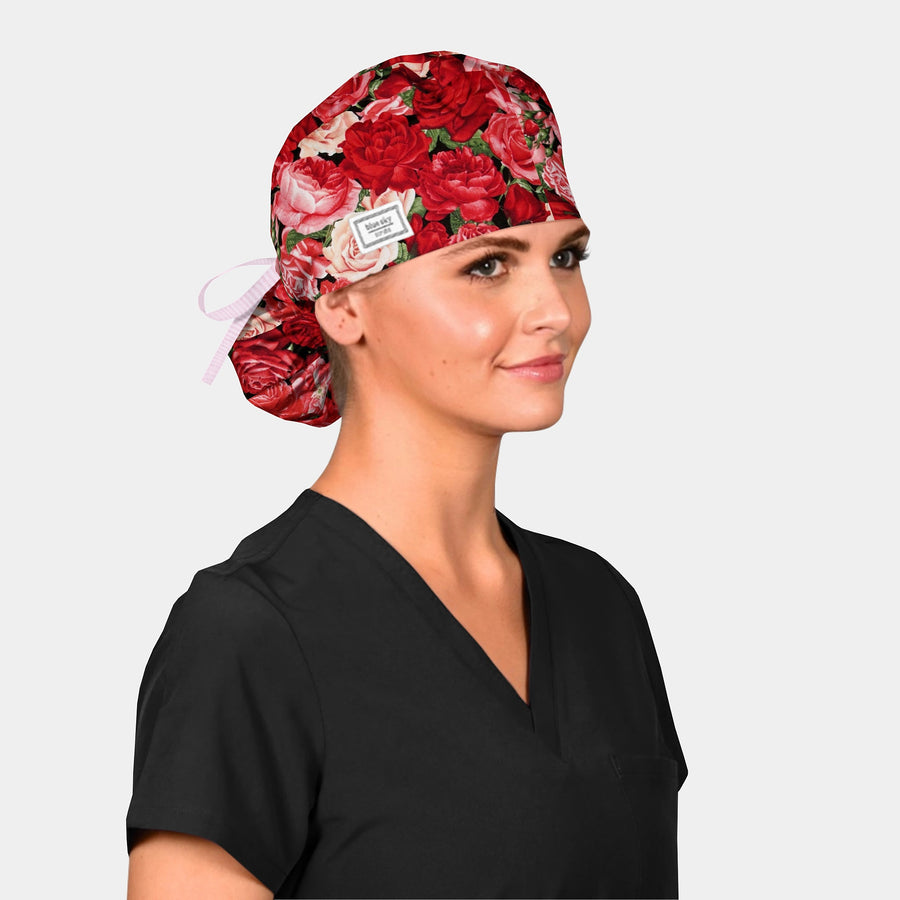 Rosy Trellis - Pony Surgical Hat