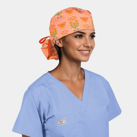 Honey Petals Ponytail Surgical Scrub Hat