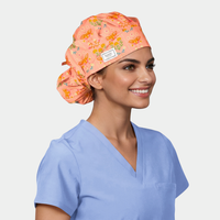 Honey Petals Poppy Bouffant Surgical Scrub Hat