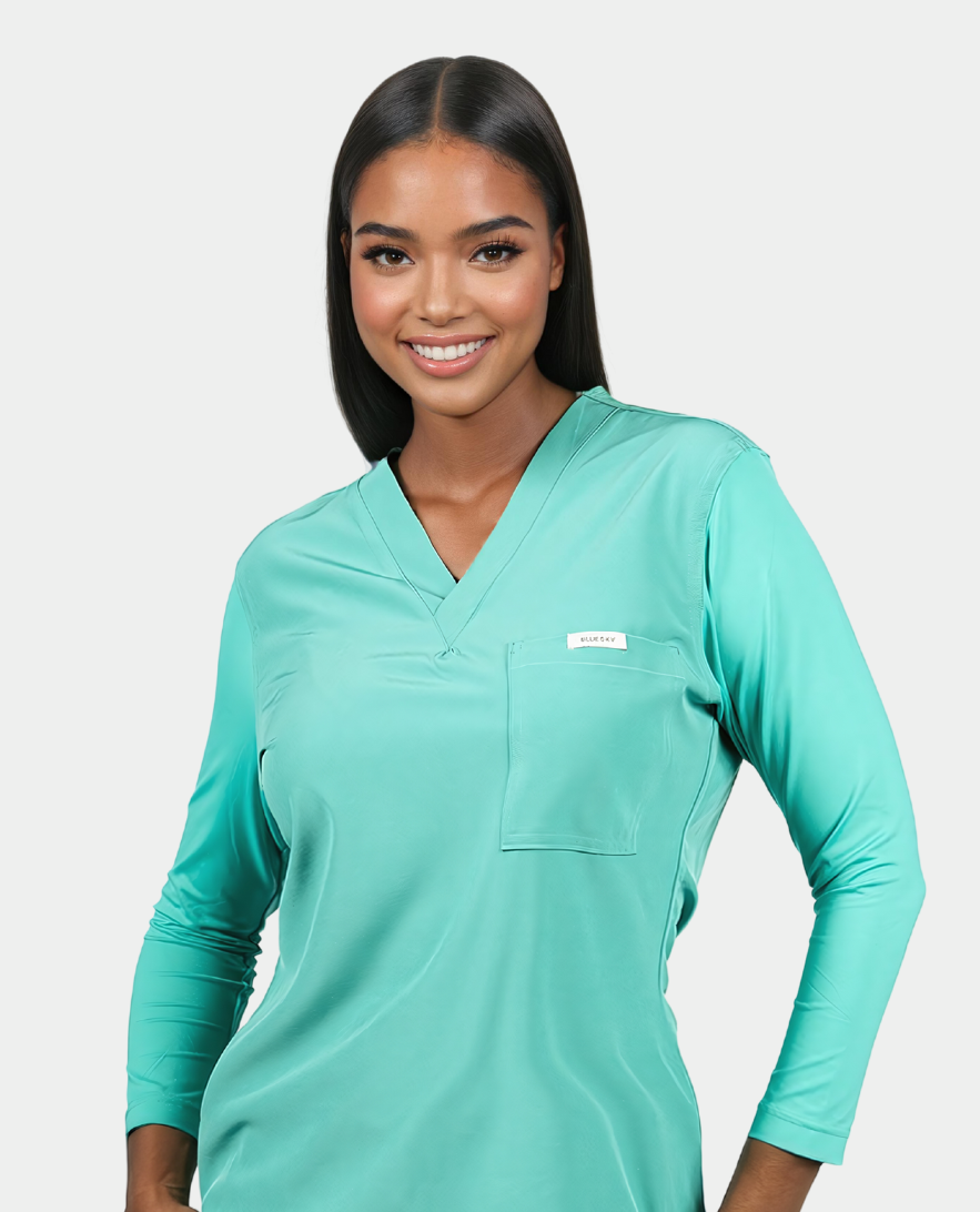 Paloma Long Sleeve Scrub Tops