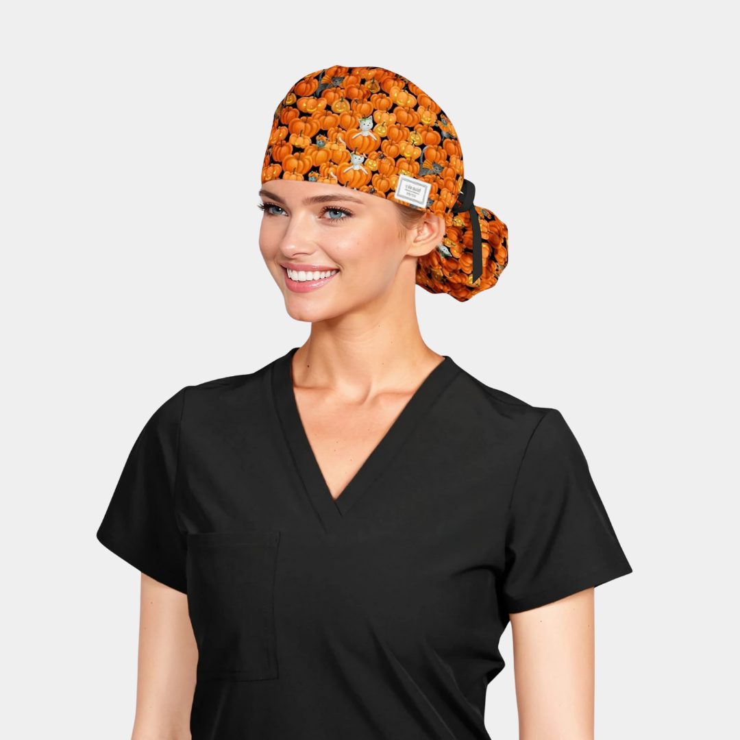 Patch Purrfection- Splendid Medical Scrub Caps