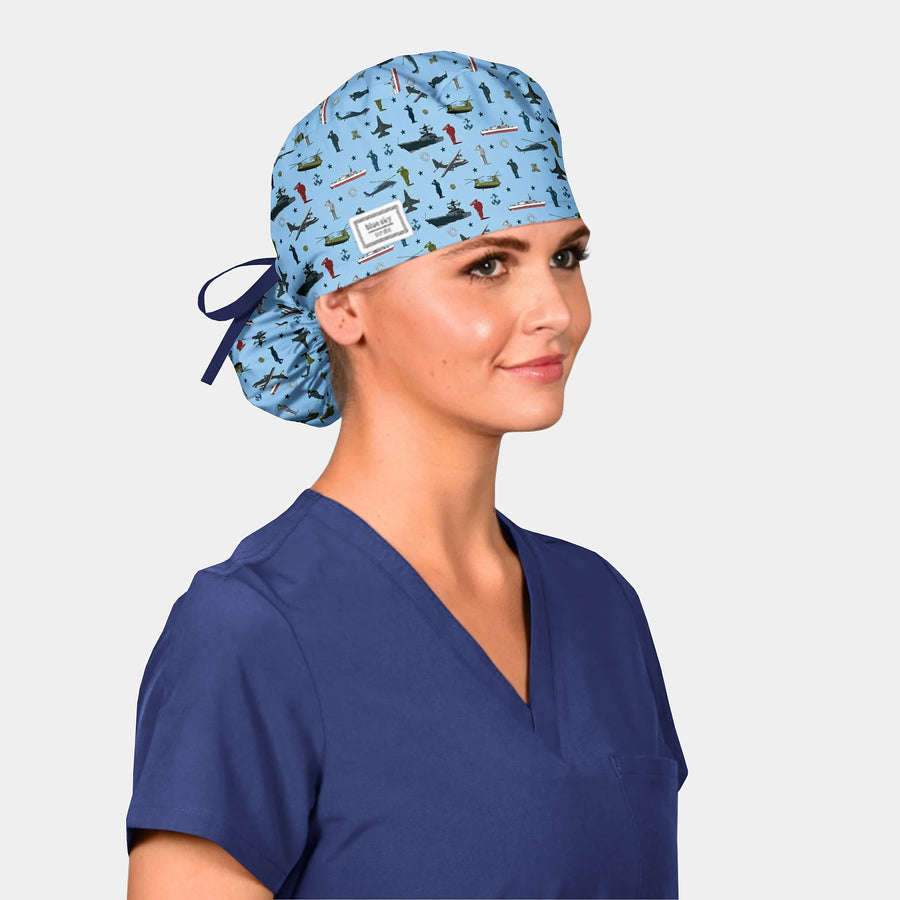 Patriotic Forces - Pony Scrub Hats