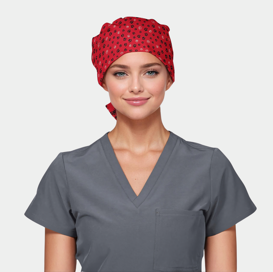 Pawprint Party - Pixie Scrub Hats