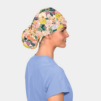 Petal Poetry - Poppy Bouffant Surgical Caps