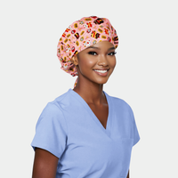 Lucky Little Charms Poppy Bouffant Surgical Cap