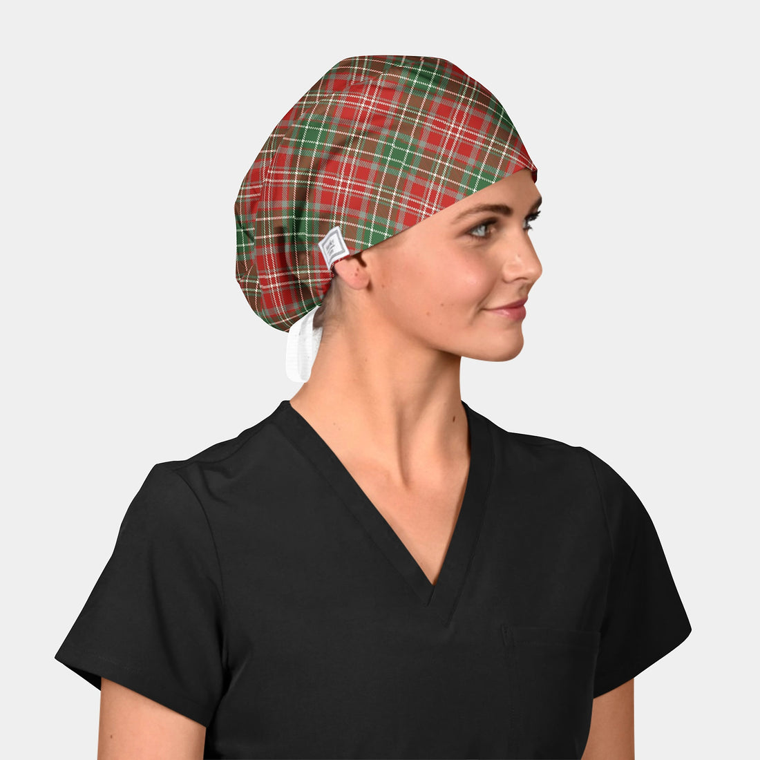 Plaid Tidings - Stellar Scrub Hats