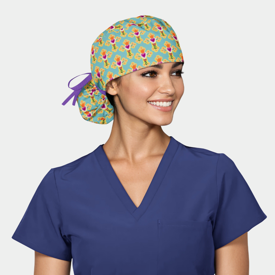 Alma Bonita Ponytail Women’s Scrub Hat