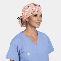 Kitten Around Ponytail Women's Scrub Hat