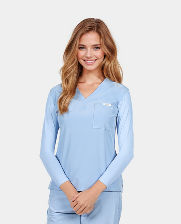 Paloma Long Sleeve Scrub Tops