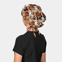 Puppy Love - Poppy Bouffant Scrub Cap