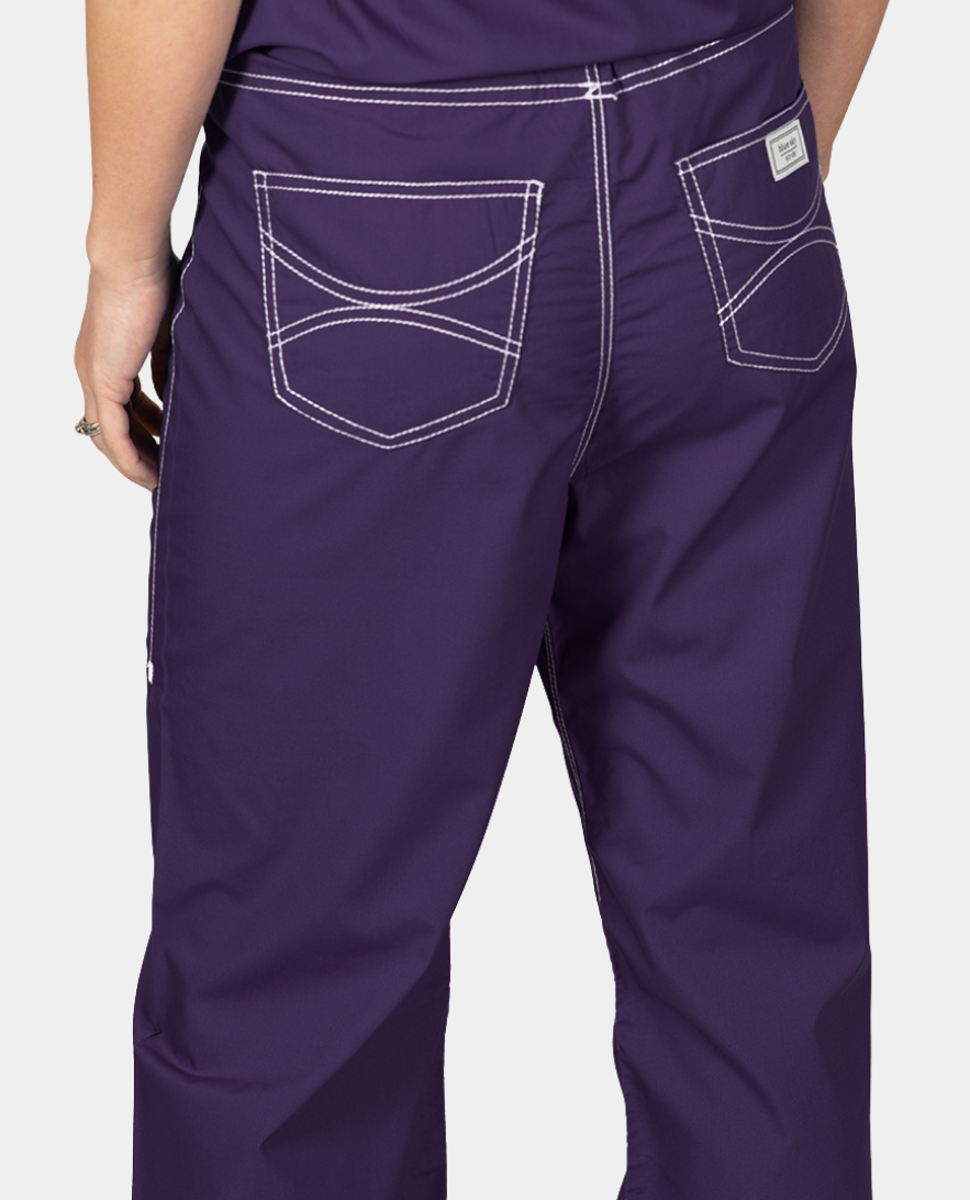 MEDIUM Womens One Of a Kind Scrub Pants - FINAL SALE