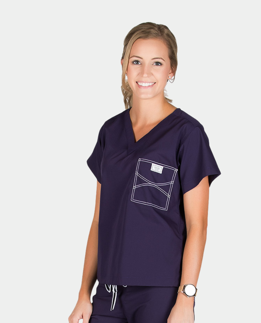 XX-LARGE Womens One Of a Kind Scrub Tops - FINAL SALE