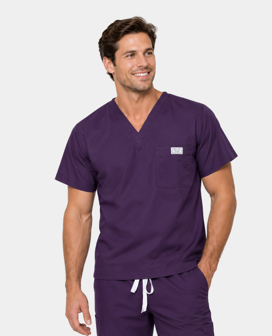 X-LARGE - Mens One Of A Kind Scrub Tops - FINAL SALE