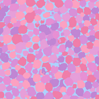 Bubblegum Blossoms - Poppy Bouffant Scrubs Caps