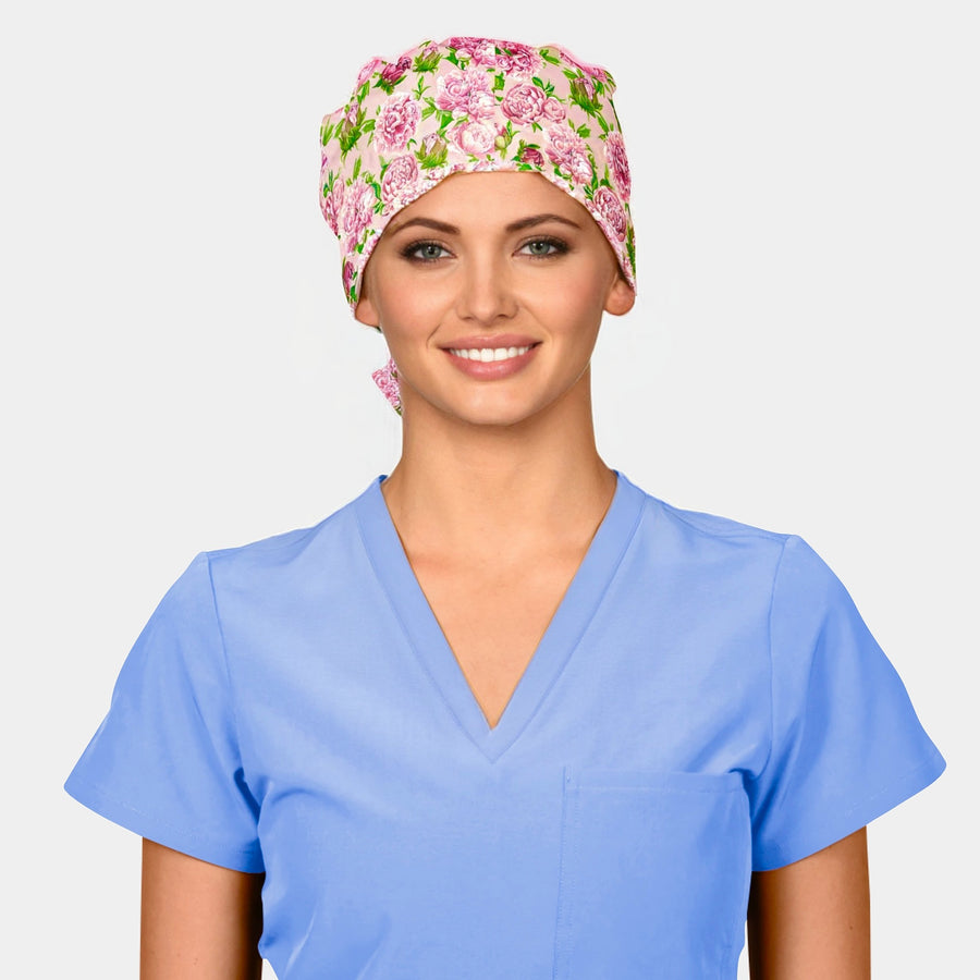 Queen Charlotte's Floral Court - Pixie Surgical Hats