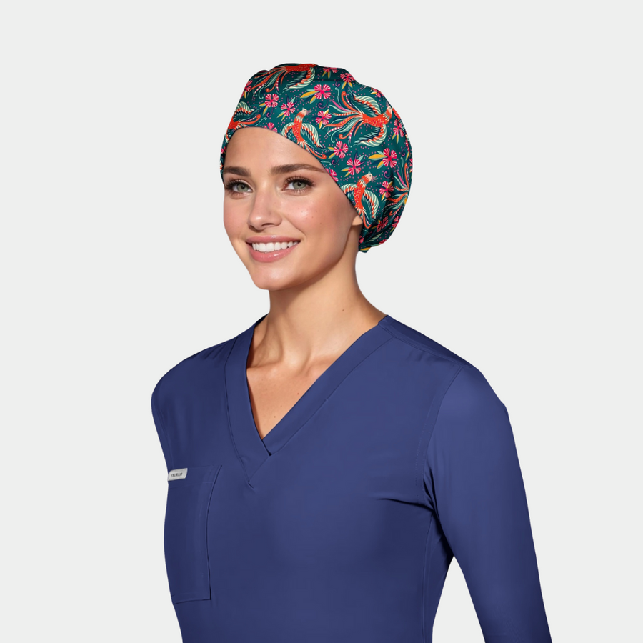 Rainbow Phoenix- Pixie Surgical Hat