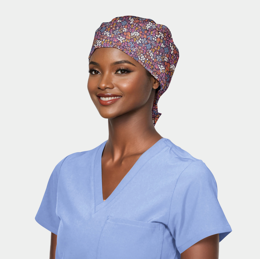 October Garden - Pixie Scrub Hats