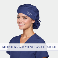 SOLID COLOR - Poppy Bouffant Scrub Hats