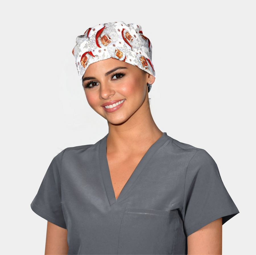 Seasons Greetings - Pixie Scrub Hats