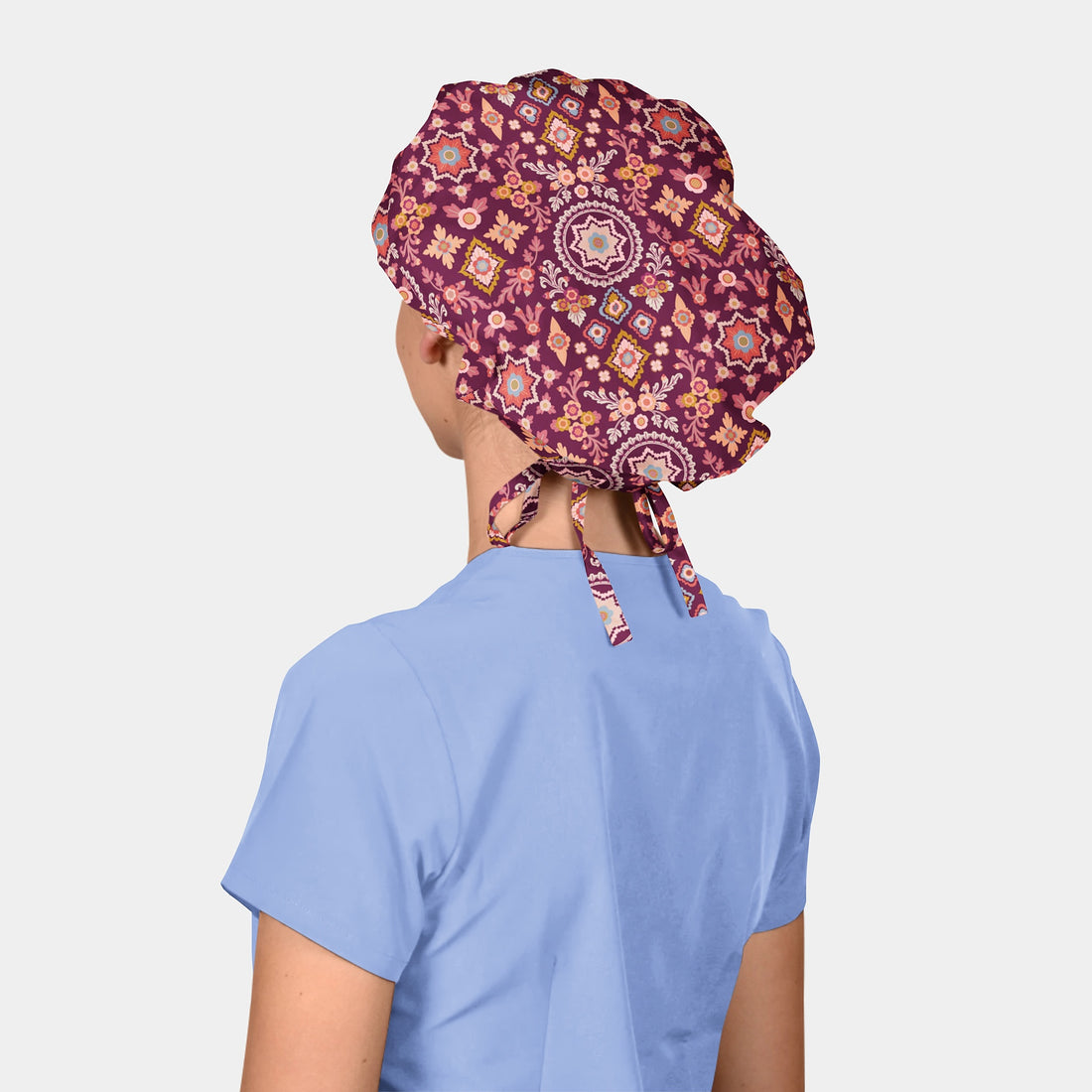 Rosewood Spirit - Poppy Bouffant Surgical Scrub Cap