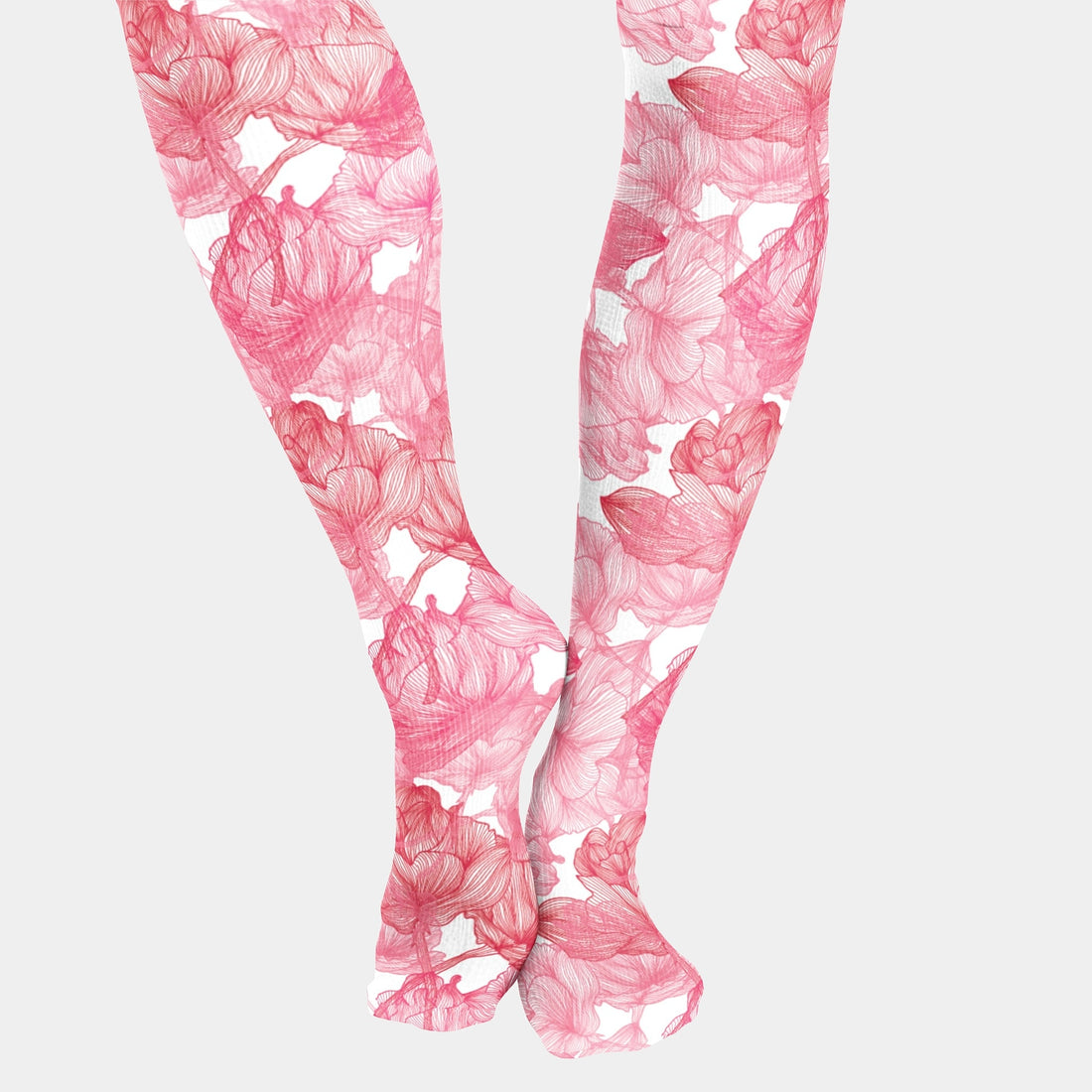 Rosey Posey - Compression Scrubs Socks