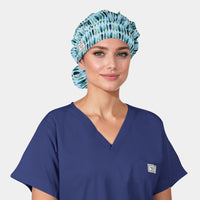 Sapphire Quill - Poppy Bouffant Surgical Scrub Caps