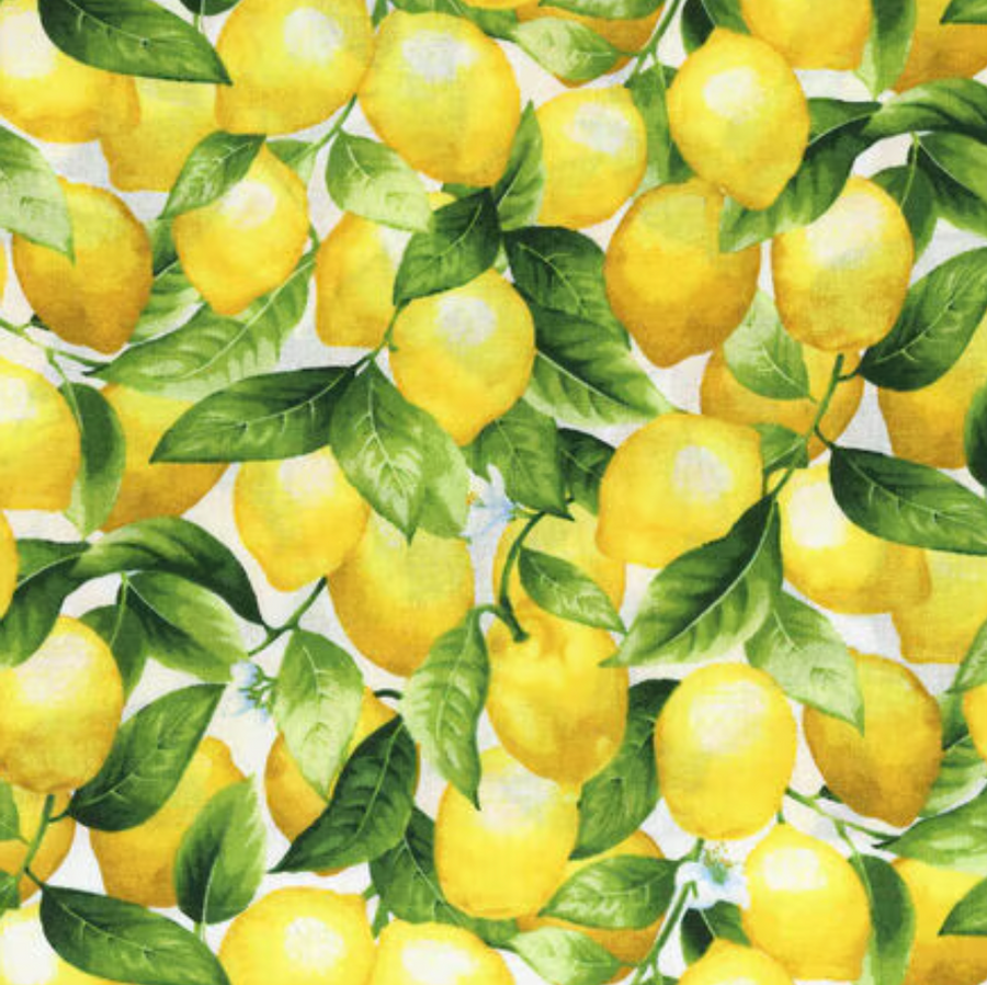 Lemon Orchard - Poppy Bouffant Surgical Scrub Cap