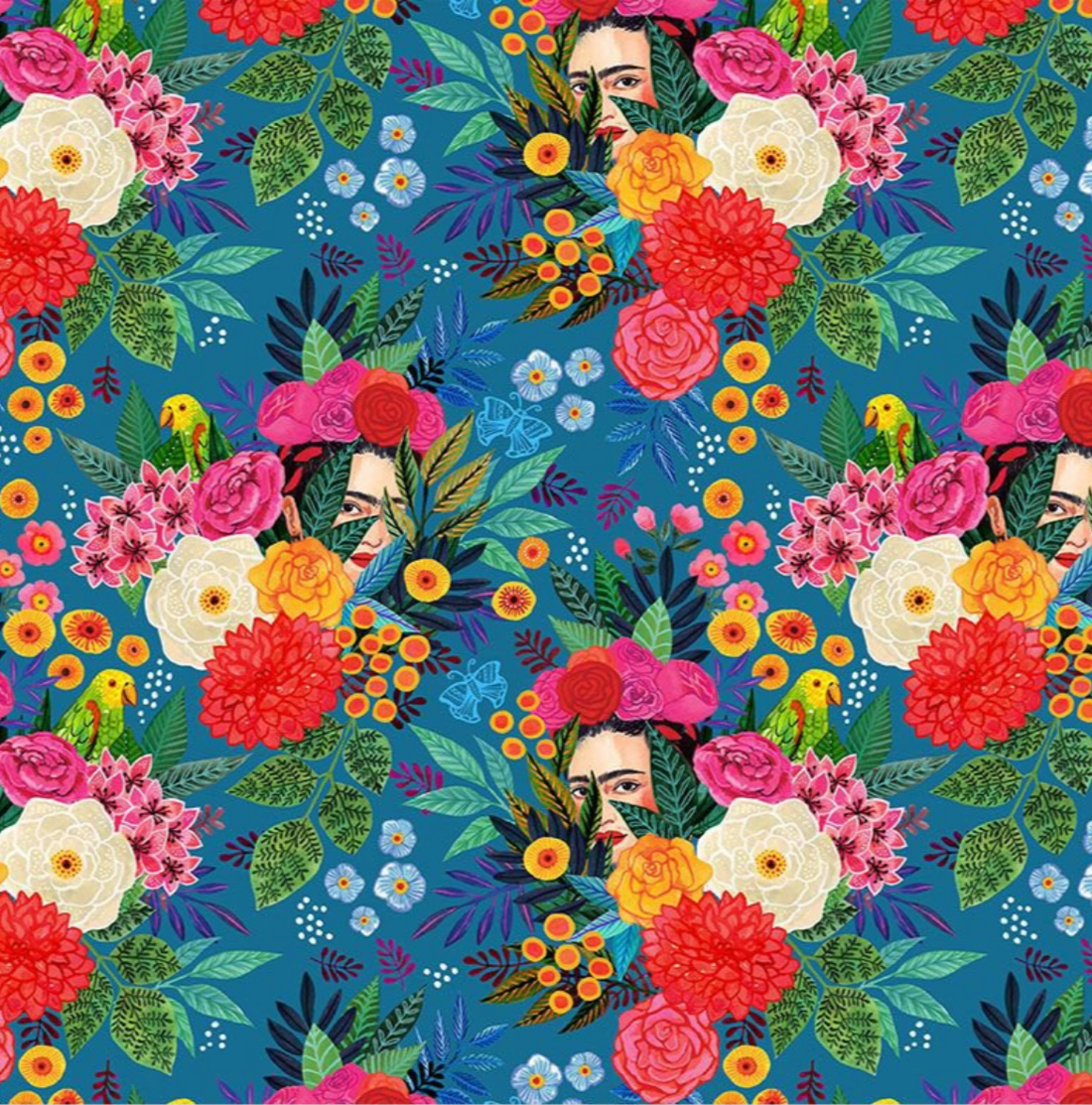 Jardin de Frida - Poppy Bouffant Scrub Hats