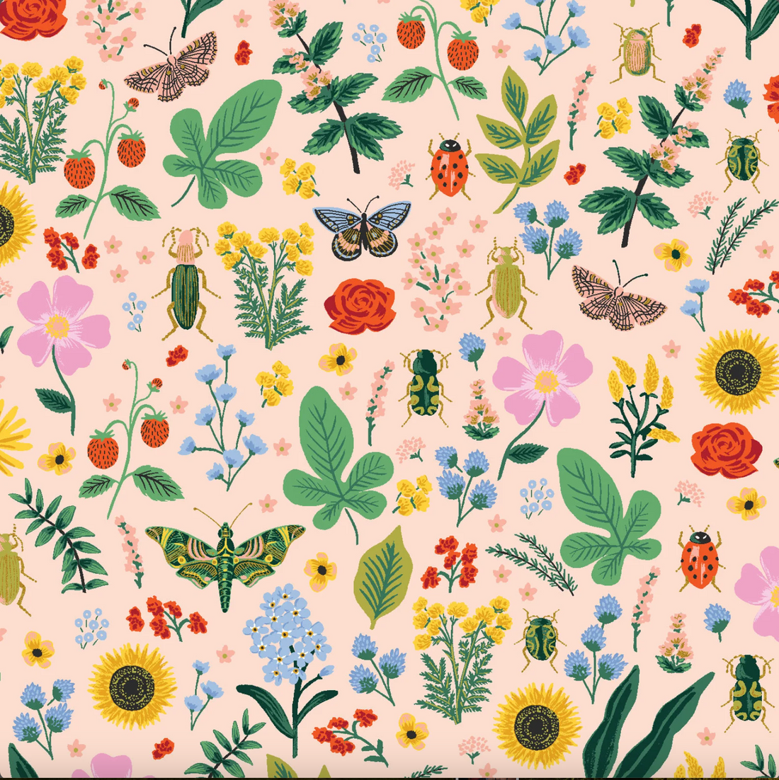 Field of Curiosities - Poppy Bouffant Surgical Caps