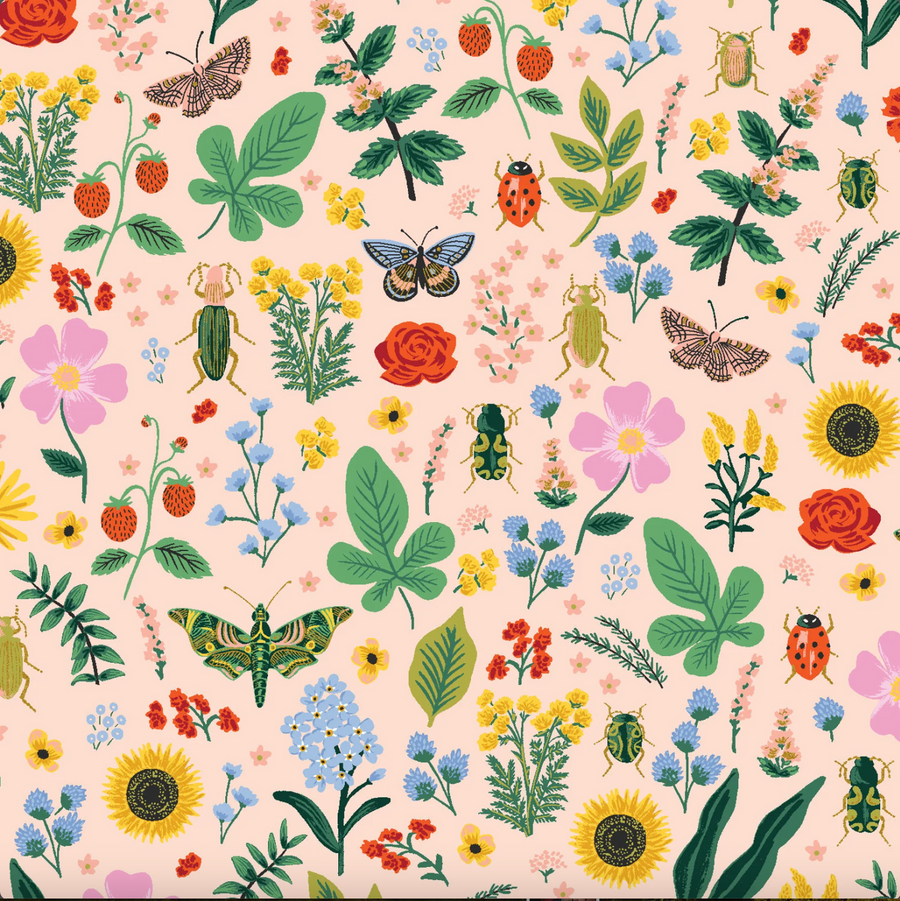 Field of Curiosities - Poppy Bouffant Surgical Caps