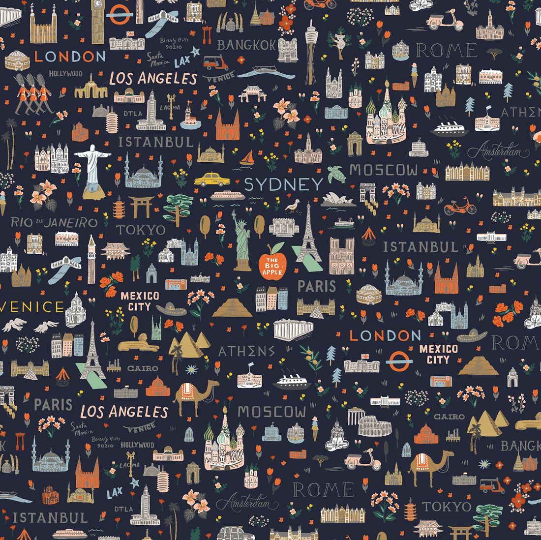 Jet Set - Pony Surgical Scrub Caps