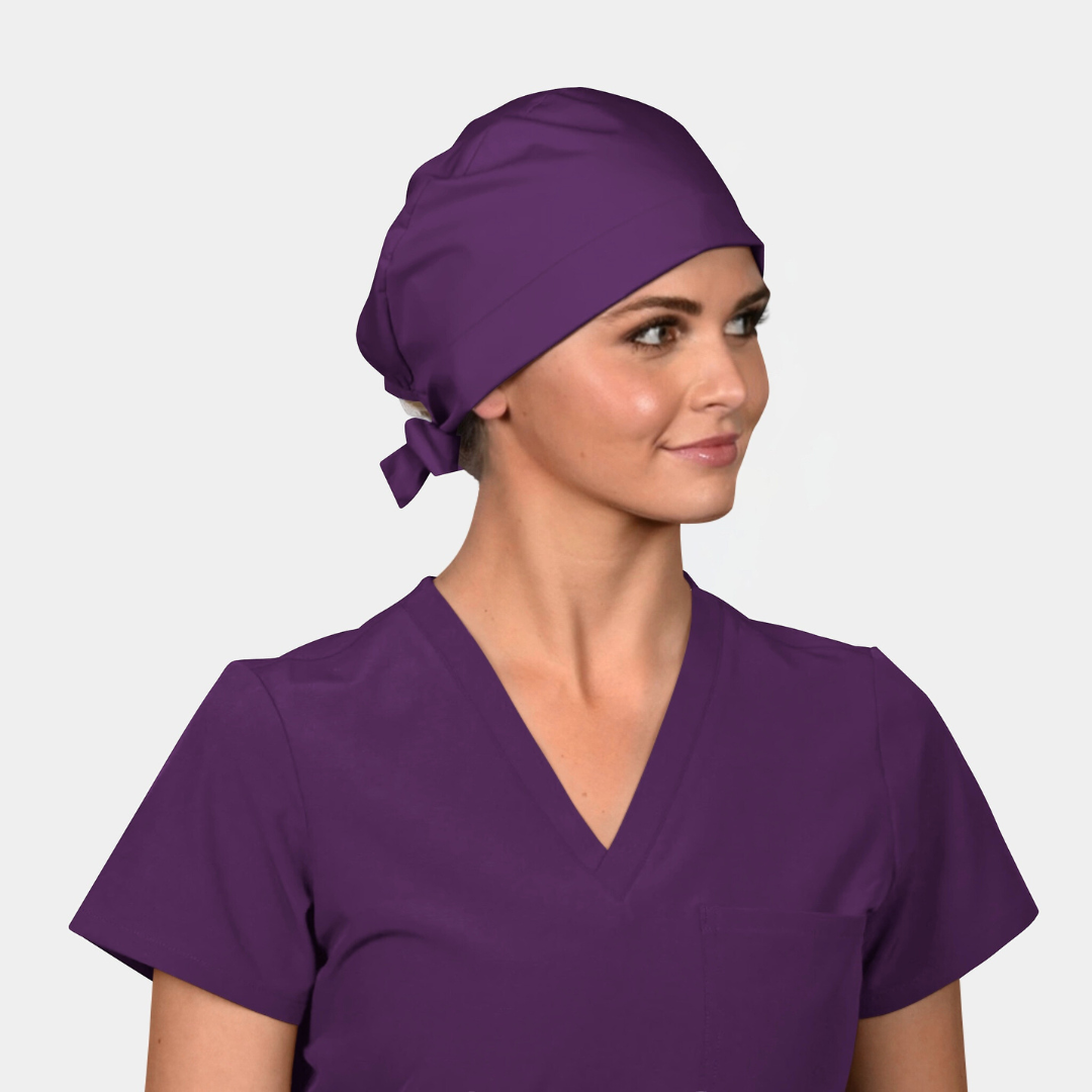 Eggplant - Solid Pixie Scrub Hats