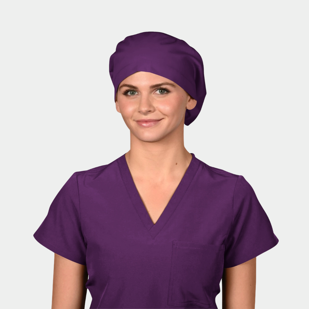 Eggplant - Solid Stellar Scrub Hats